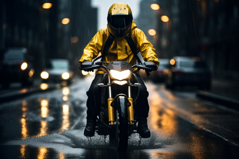 As melhores capas de chuva para motociclistas